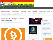 Tablet Screenshot of bitcoinmacroeconomics.com